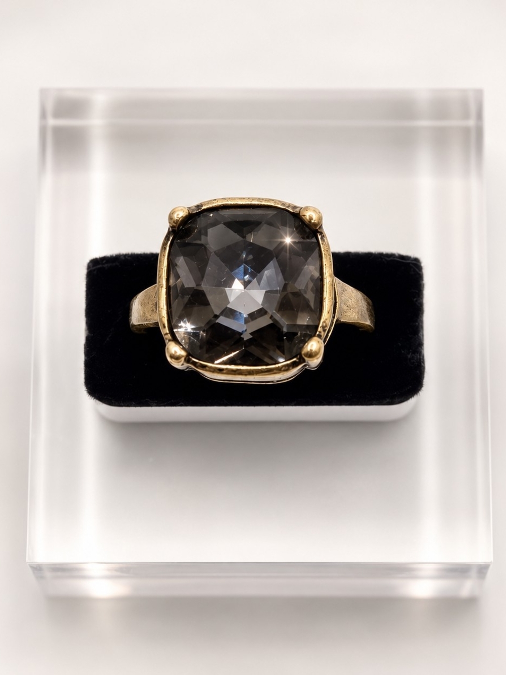 Vintage Gold-Tone Statement Ring